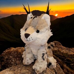 Real Animals Bobcat Plush Woodland Creature Forest Wildlife Stuffed Animal